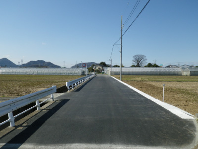 市道玉川五号線外道路改良工事　画像1