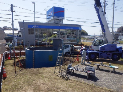 若松町地区耐震性貯水槽建設工事　画像1